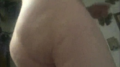 so horny on step mom's big white ass