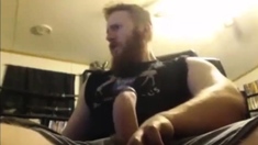 Big Dick Ginger Shoots Out A Massive Load