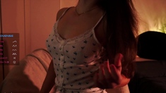 German amateur in lingerie fisted and creamed