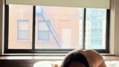 Amateur asian teen licks ass and sucks cock