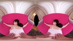 Amateur Asian does doggystyle with boyfriend