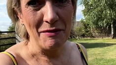 Gorgeous Mature Blonde Solo Masturbation
