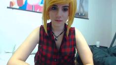 Violet lovely amateur redhead woman toying