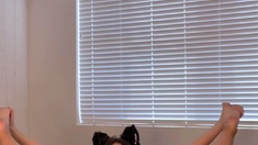 Big boob brunette masturbates on webcam