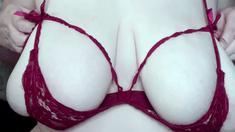 Big boobs milf masturbates with her dildo