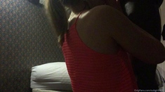 Brunette hookup amateur blowjob and dirtytalk sexdate