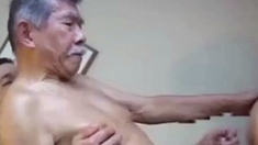Bareback Daddy and Asian Youngster