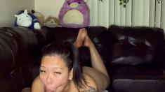 Hot amateur teen blowjob and facial HD video