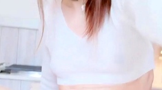Shemale tranny ass toying