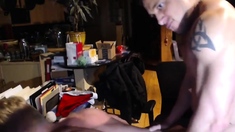 Bareback with MMA Fighter Ginger Muscle Bitch