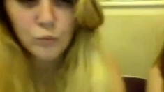 Blonde Women Mock Asian Man's Small Penis on Webcam