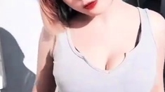 Amateur Redhead Masturbates Then Gives A Blowjob