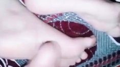 Arab Girl's Hot Milk and Feet Webcam Show
