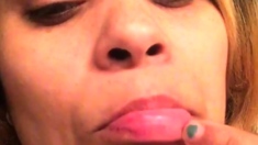 Amateur Preggo Hoe Toys Her Pussy Close Up In Fetish Solo