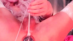 Big Tits Tranny Strokes Her Big Cock