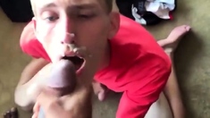 Sucking Huge Black Cock