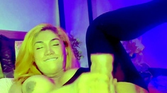 Shemale Fucking Fleshlight While Dildoing Want You Cum On