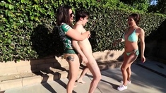 Lady V Goddess Rocky Creepy Neighbor Ballbusting