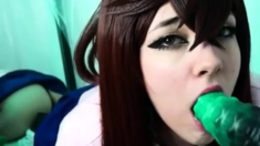 Beautiful Redhead Uses Toy To Masturbate