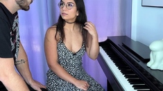 My Piano Teacher Cum On My Pussy