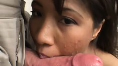 Chinese Chick Comes To American Because Their Cocks Are Much Bigger