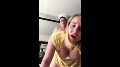 Cute Amateur Blonde Gets Fucked From Behind