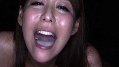 Great close up in japanese teen blowjob pov